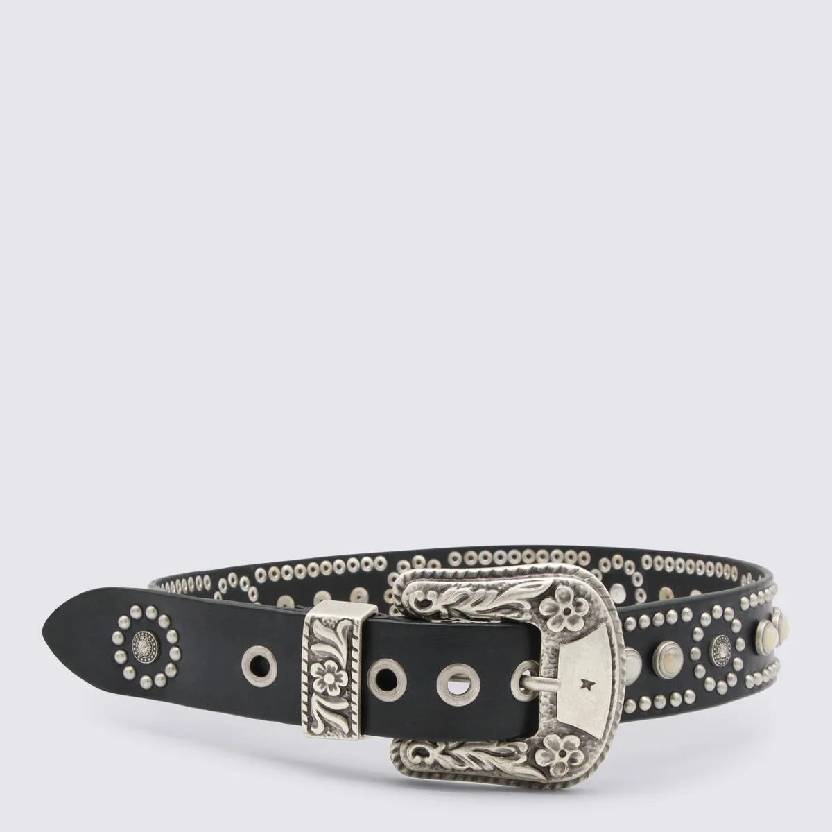 Golden Goose Black Leather Belt - 1