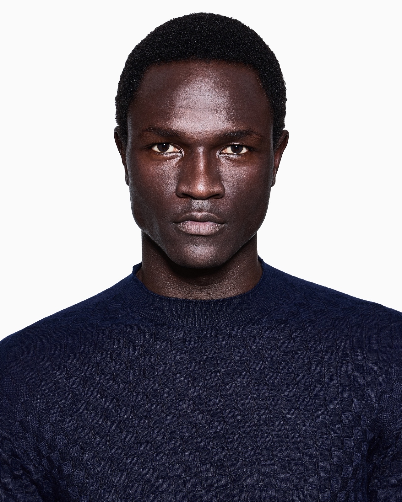 CREW-NECK JUMPER IN CASHMERE AND SILK - 5