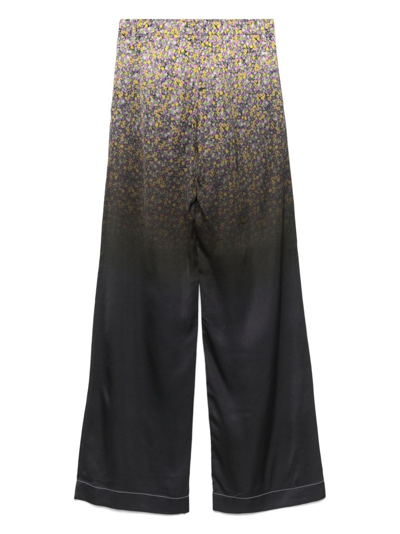 N°21 floral-print gradient straight-leg trousers outlook