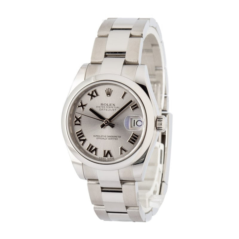 Rolex Datejust 31 Ref 178240 Rhodium Roman Dial - 2