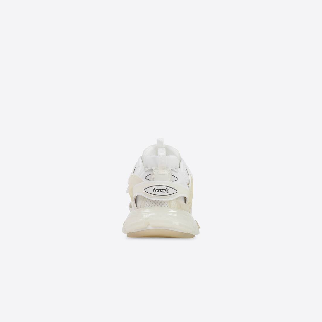 Women's Track Clear Sole Sneaker in White - 2