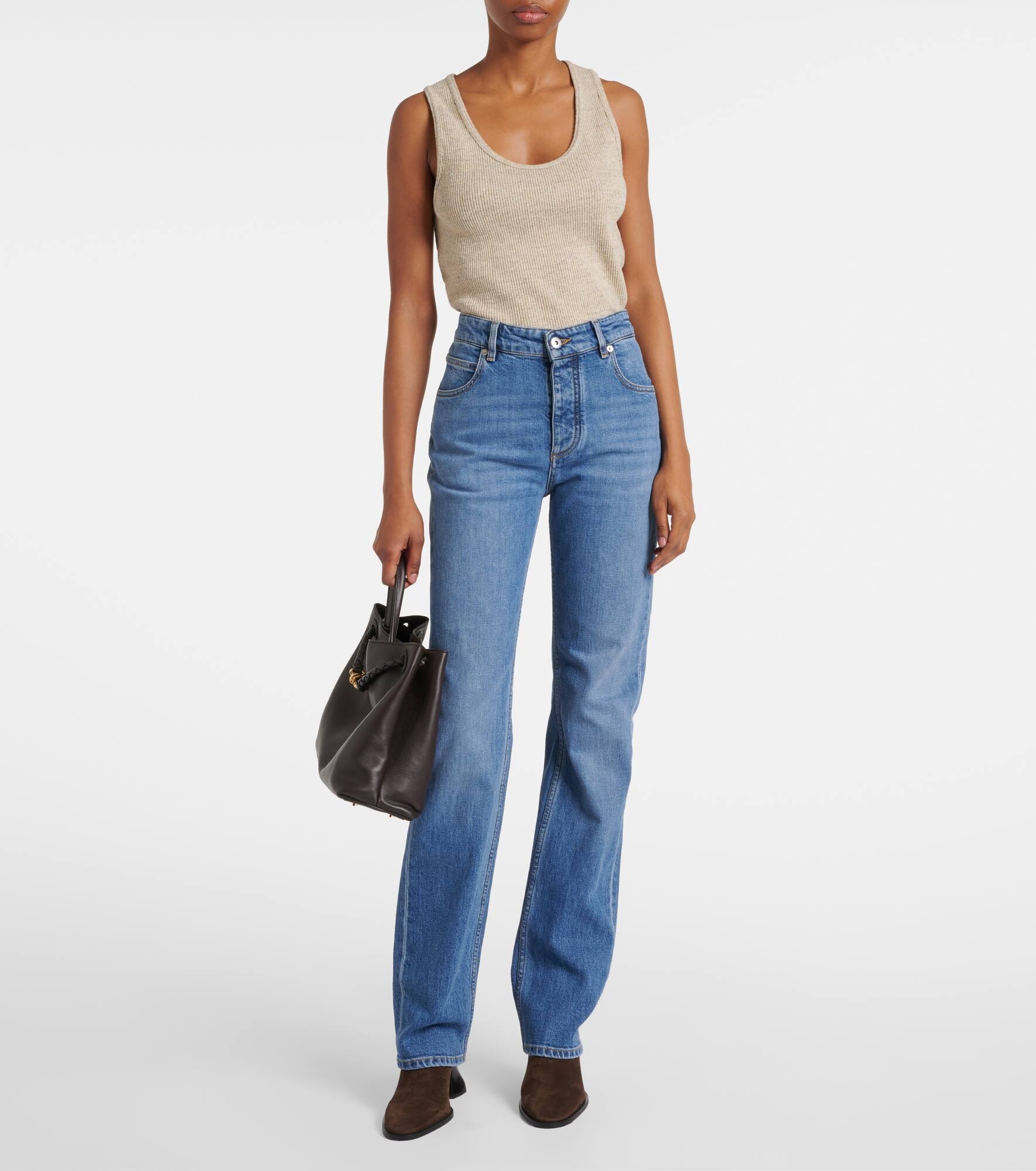Mid-rise slim jeans - 7