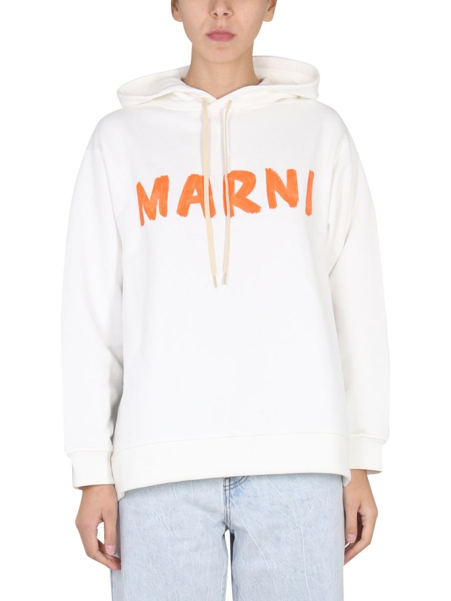 MARNI LOGO HOODIE - 1