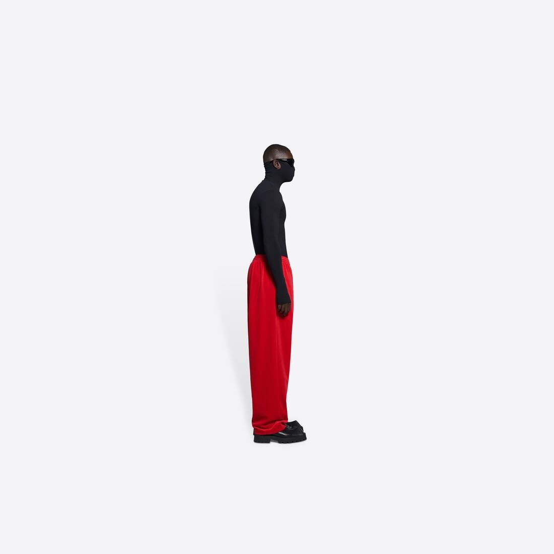 Men's Tracksuit Pants in Tango Red - 4