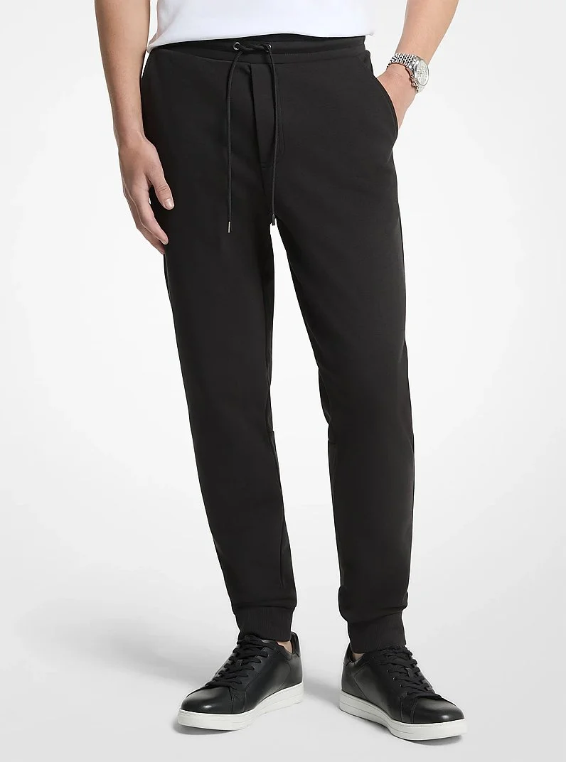 Cotton Blend Joggers - 1
