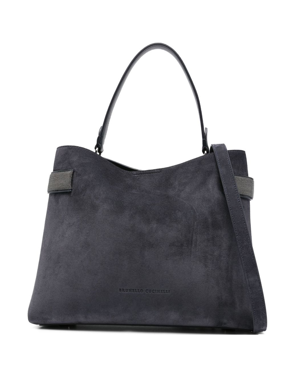 suede tote bag - 1