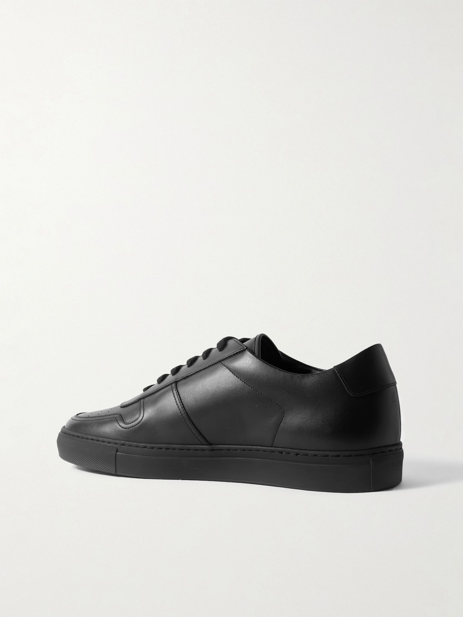 Bball Leather Sneakers Black - 4