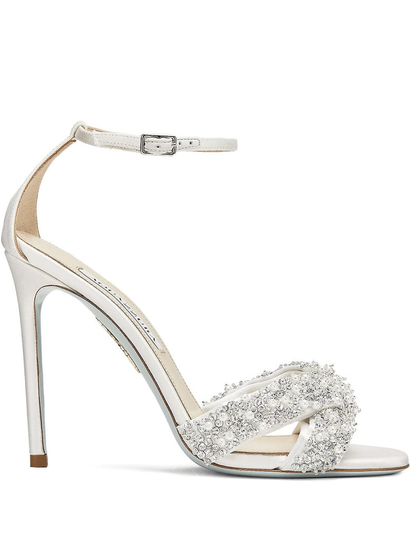 105mm Melodie crystal-embellished sandals 1