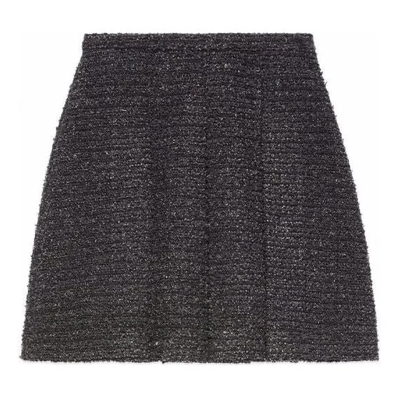 (WMNS) Gucci Melange Tweed Skirt 'Grey' 681234-ZAHVT-1094 - 1