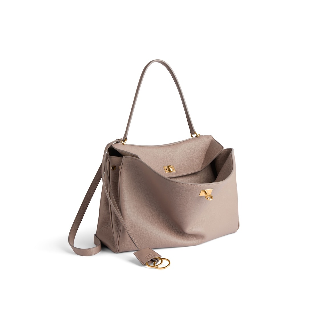 Women's Rodeo Handbag Medium Grained Calfskin in Sesame - 2