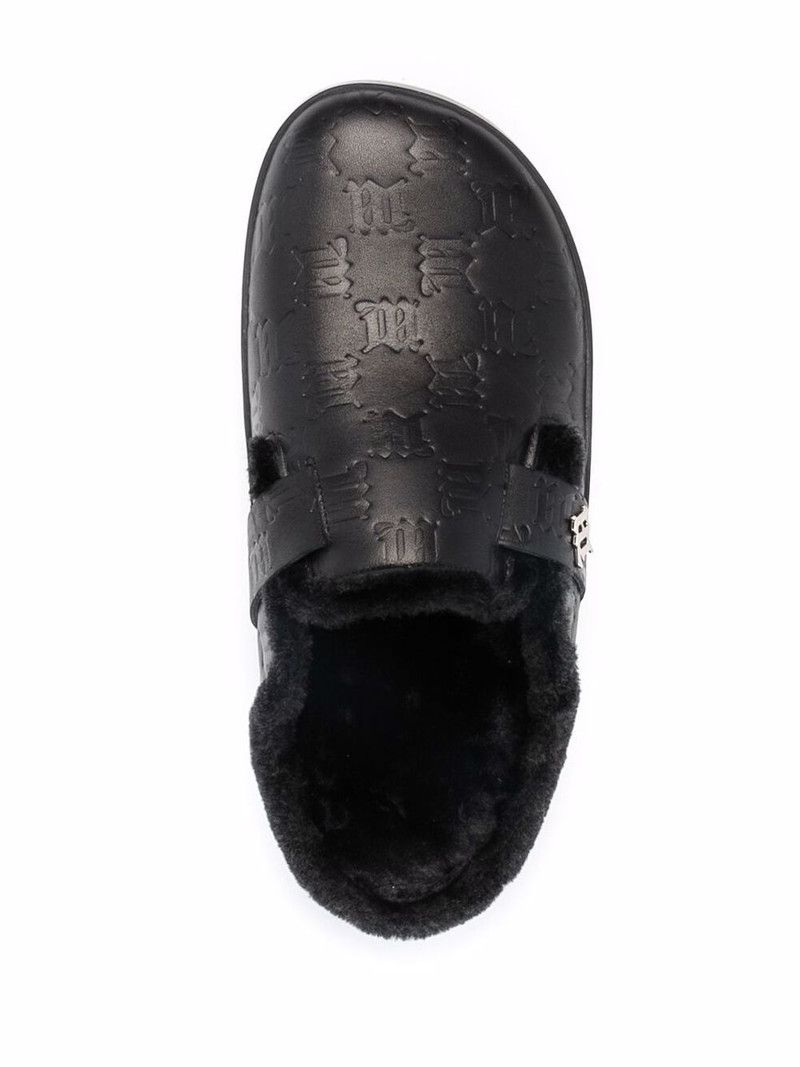 Home monogram mules 4