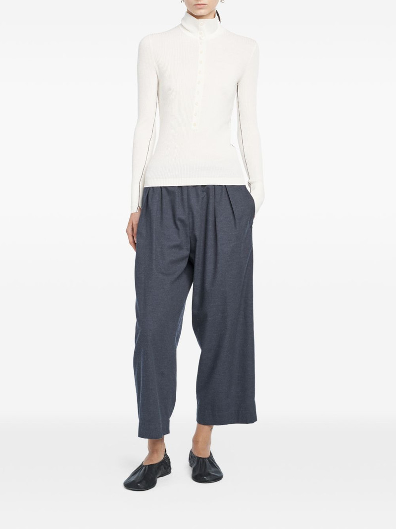 MARIA McMANUS long-sleeve button polo top outlook