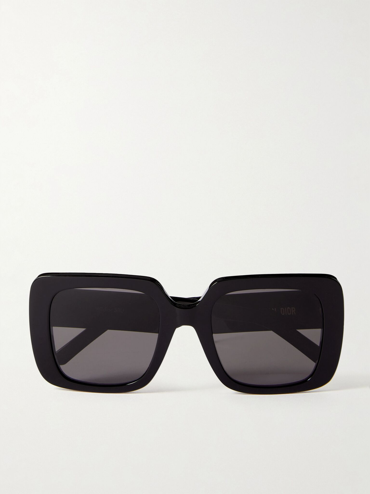 Wildior S3U square-frame acetate sunglasses Black - 1