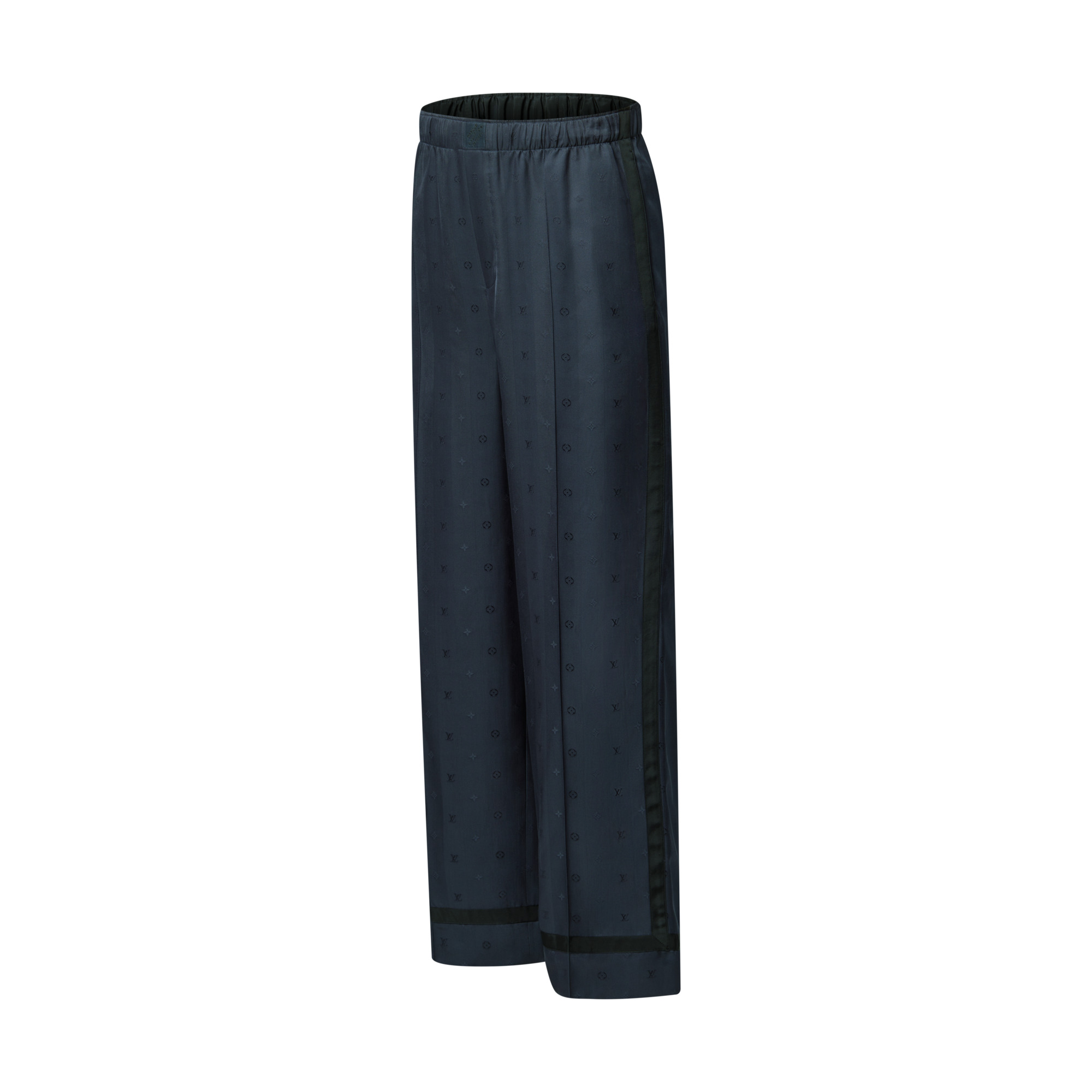 Monogram Silk Blend Pajama Pants - 2
