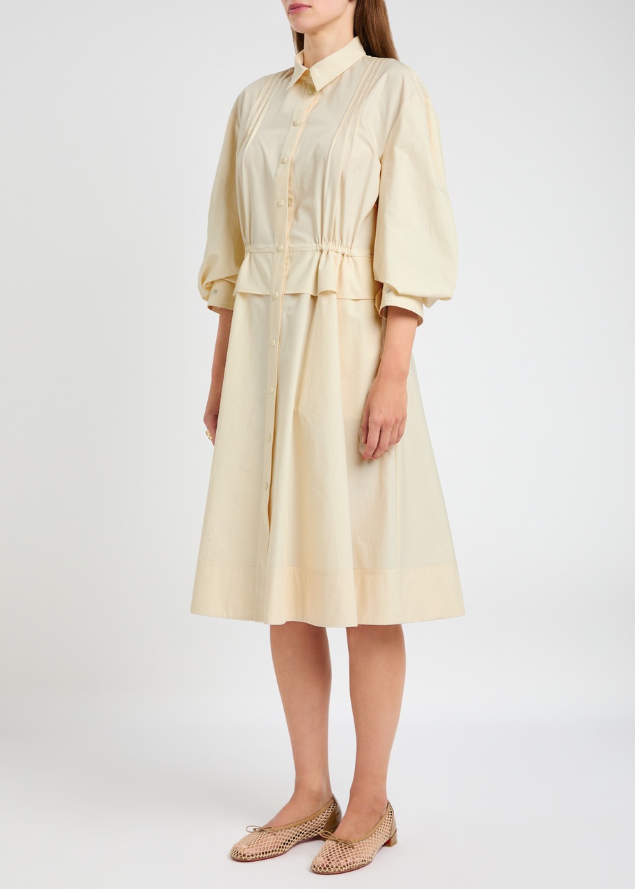Moncler Cotton-poplin Midi Shirt Dress - 2