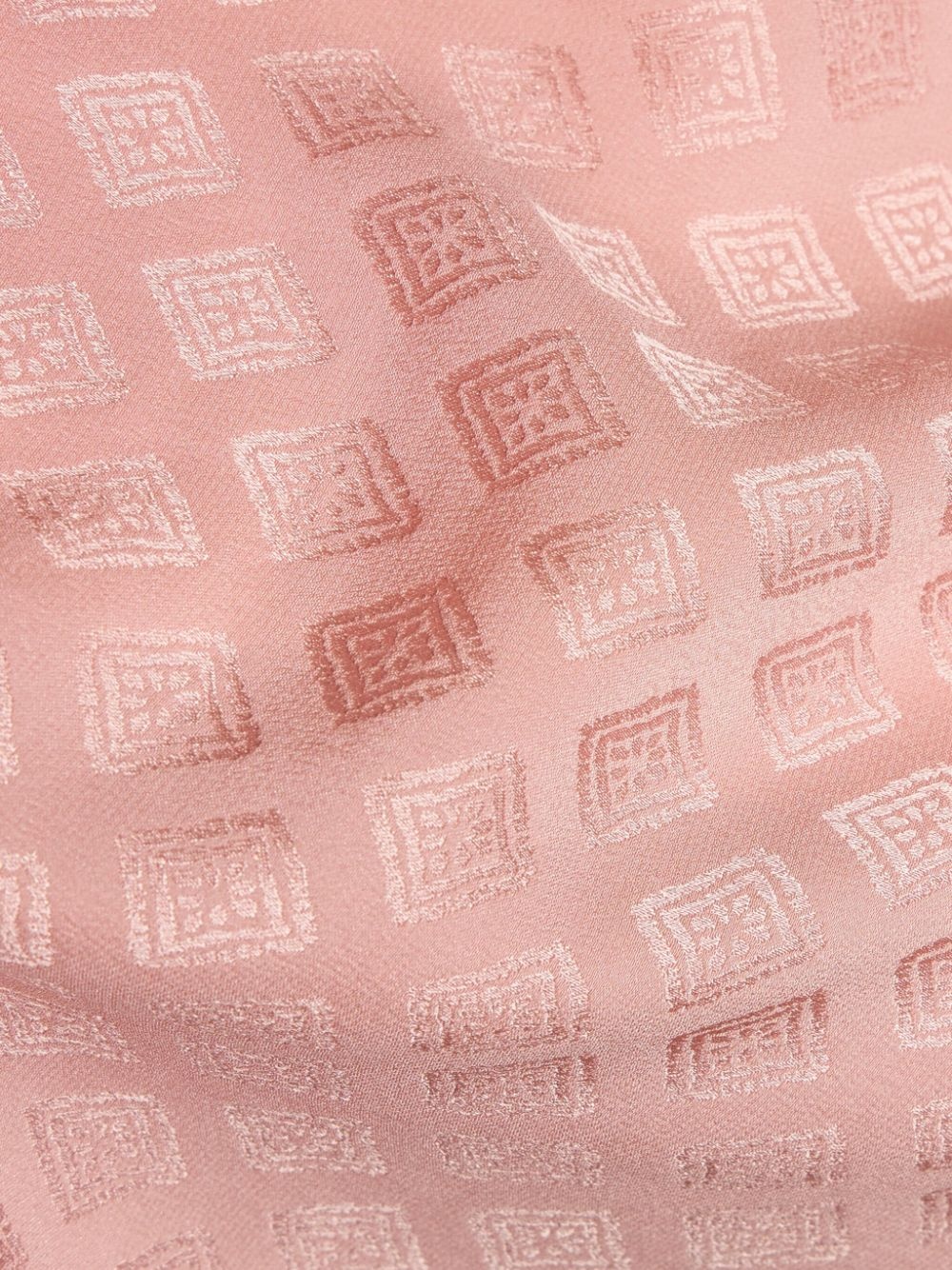 patterned silk-jacquard shirt - 6