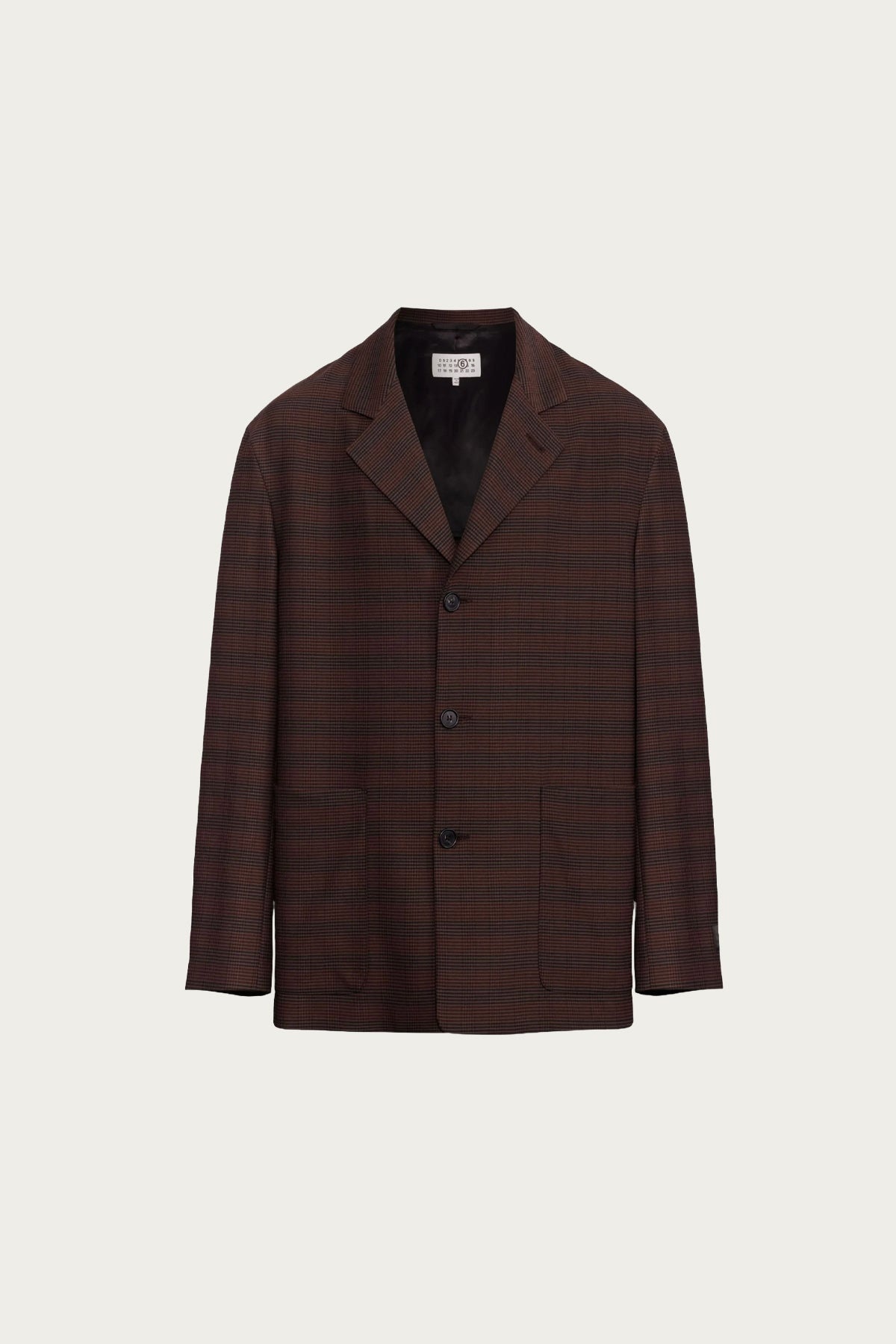 Glen Plaid Sportscoat - Brown/Black - 1