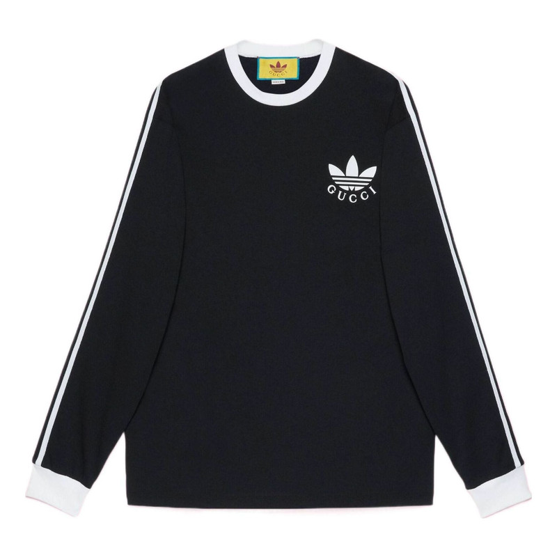 Adidas X Gucci long sleeve T-shirt 'Black' 722944-XJE1H-1152 - 1