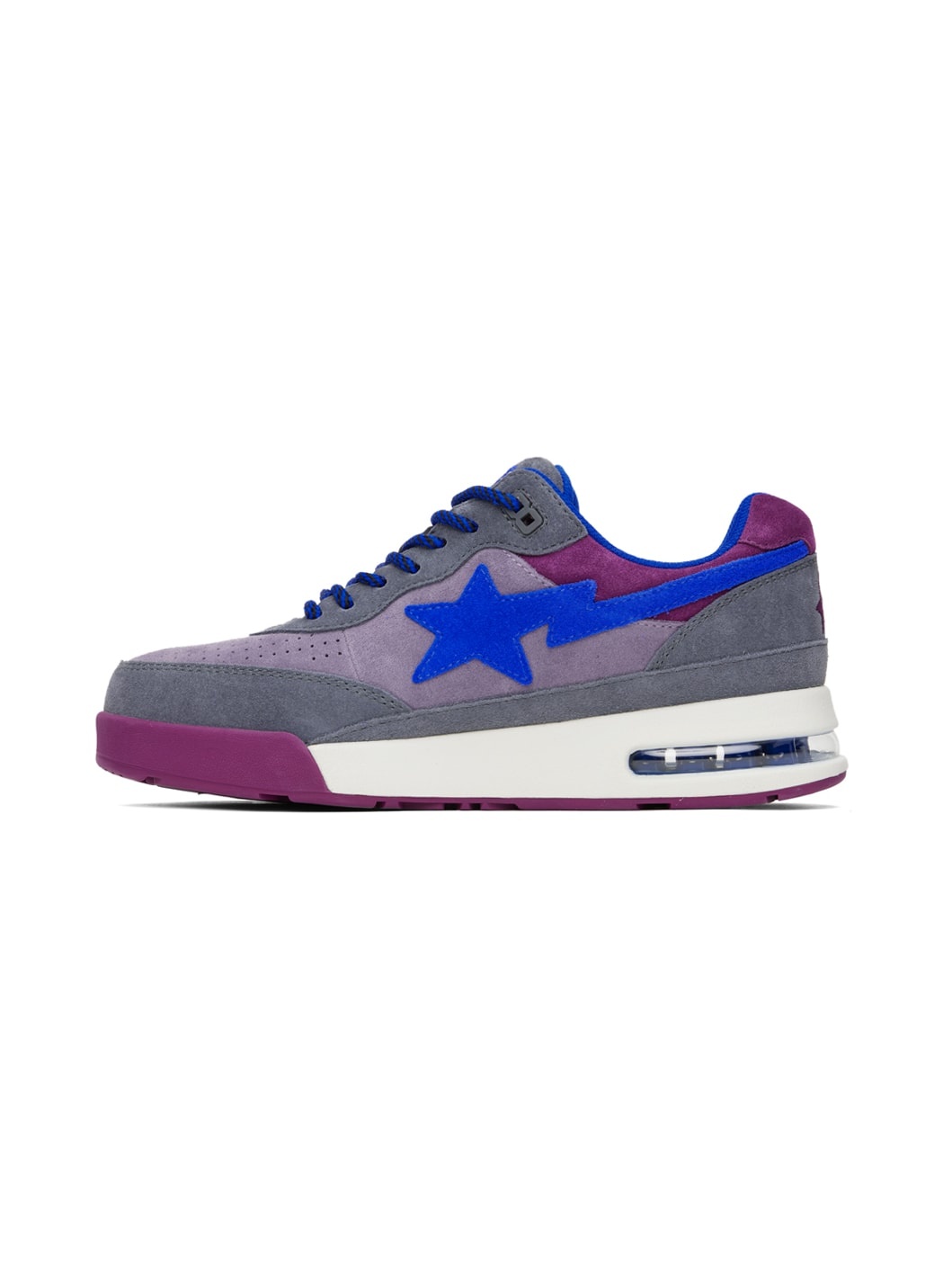 Blue & Gray Road Sta #1 M2 Sneakers - 3