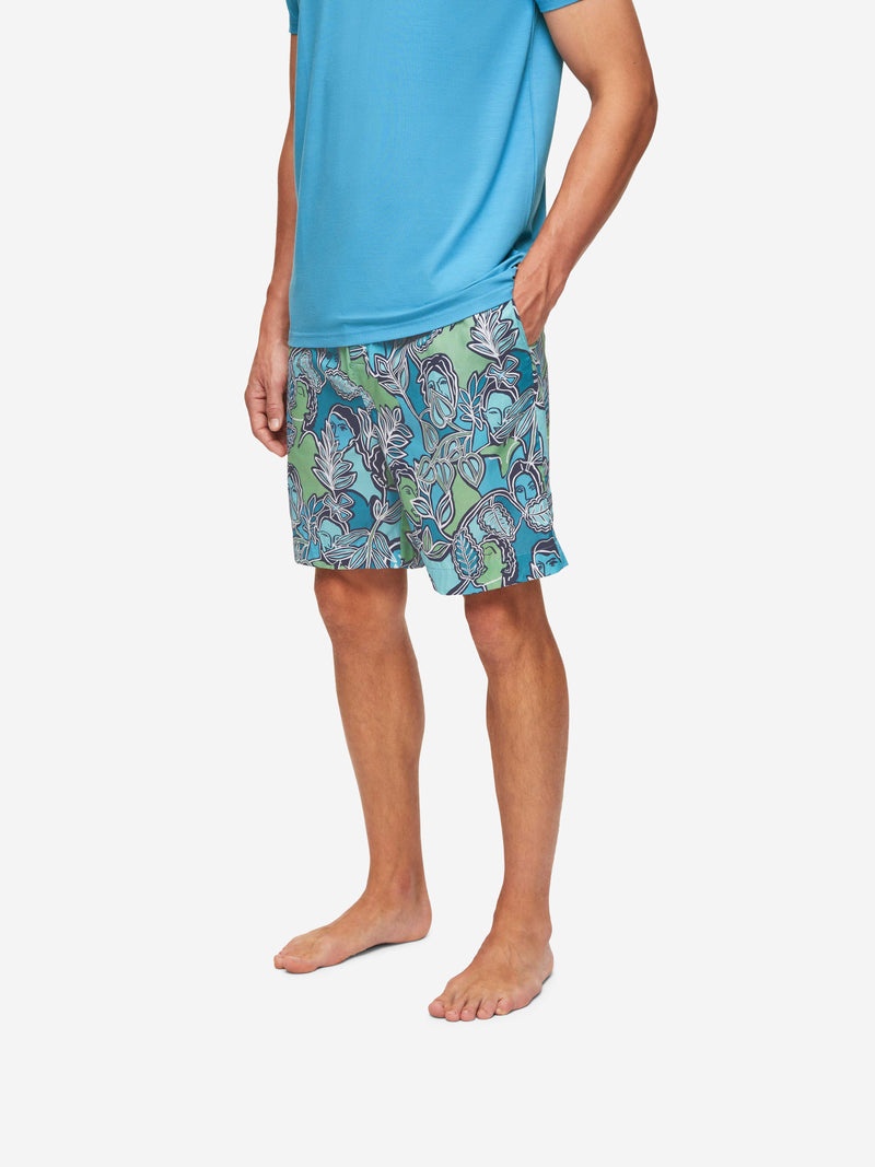 Men's Lounge Shorts Ledbury 57 Cotton Batiste Multi - 3