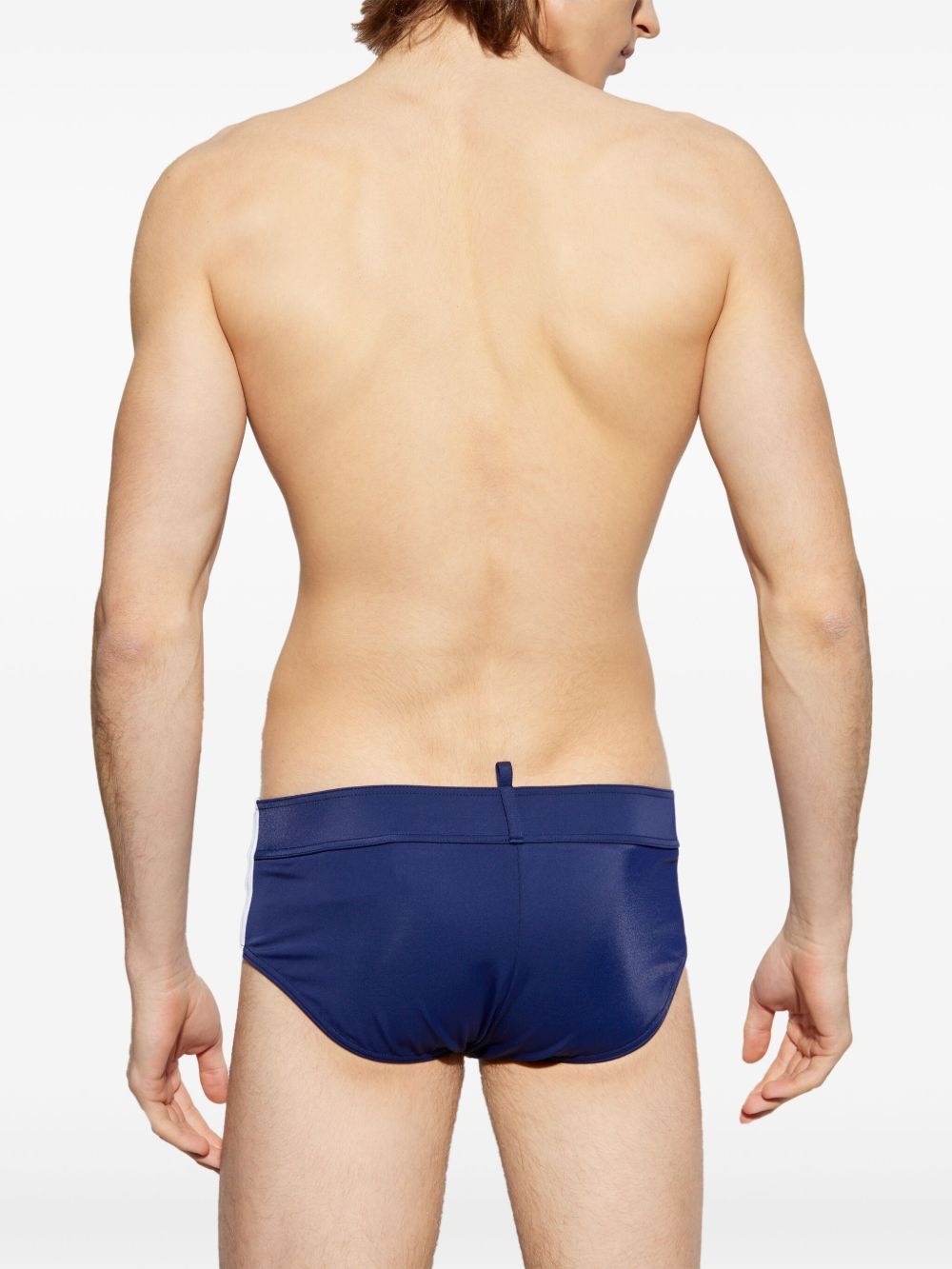 logo-embroidered swim trunks - 3