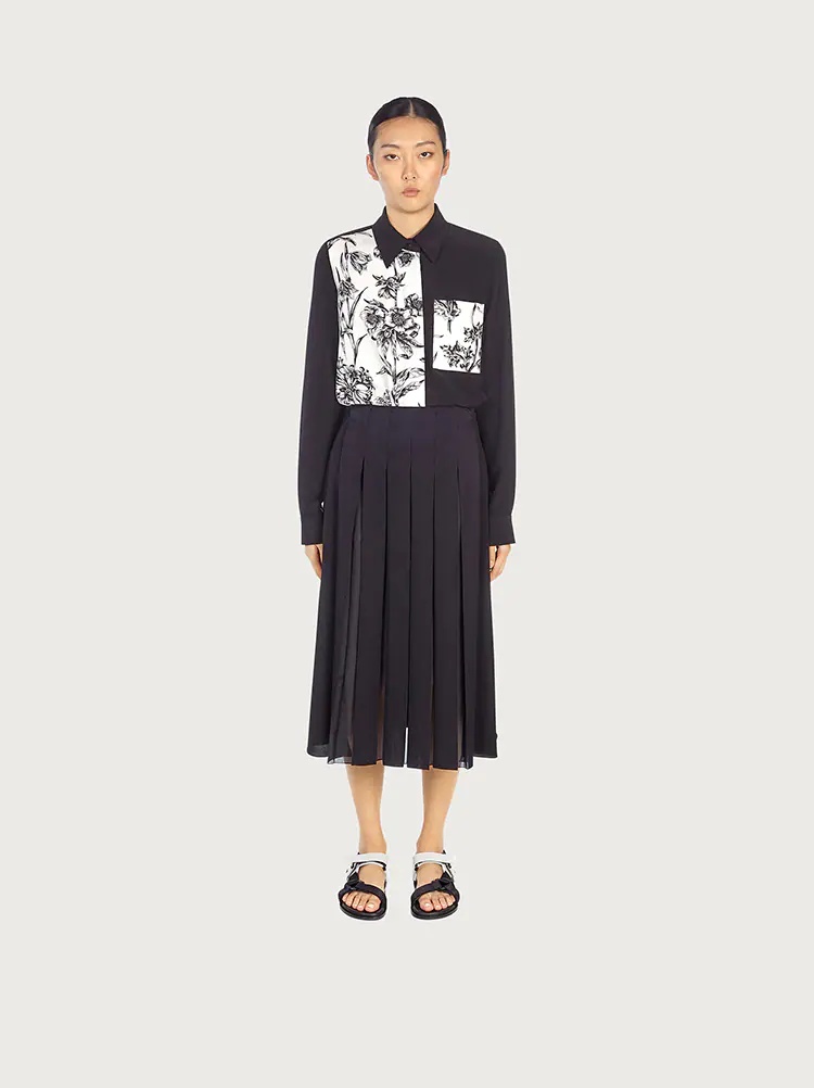 PRINTED SILK SHIRT - 3