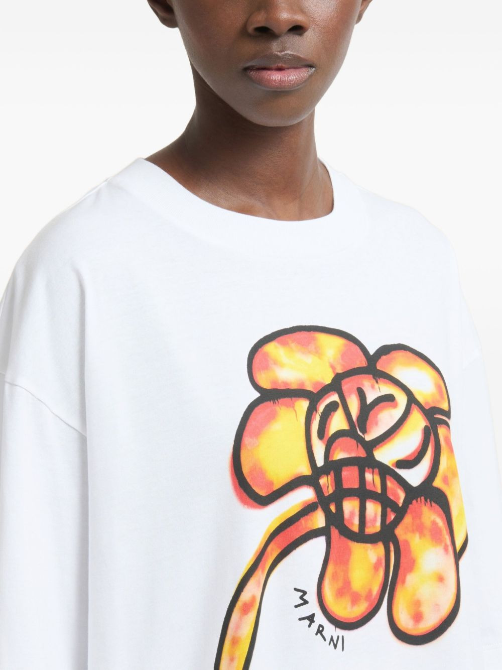 x Slawn & Soldier flower-print cotton T-shirt - 5