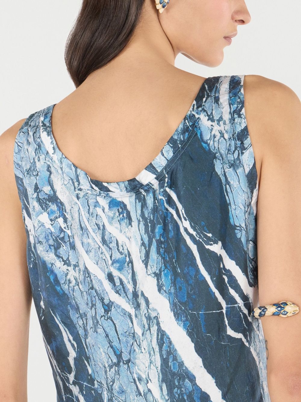 silk mini dress - 6