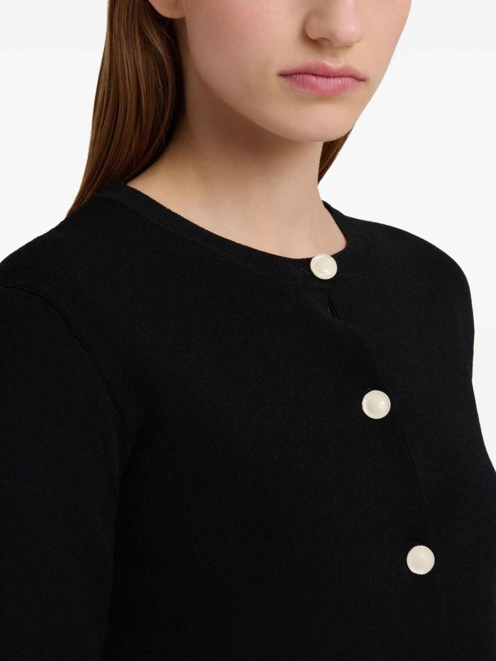 button-front long-sleeve cardigan - 4