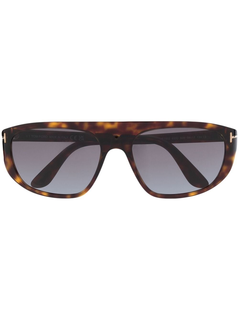 square-frame sunglasses - 1