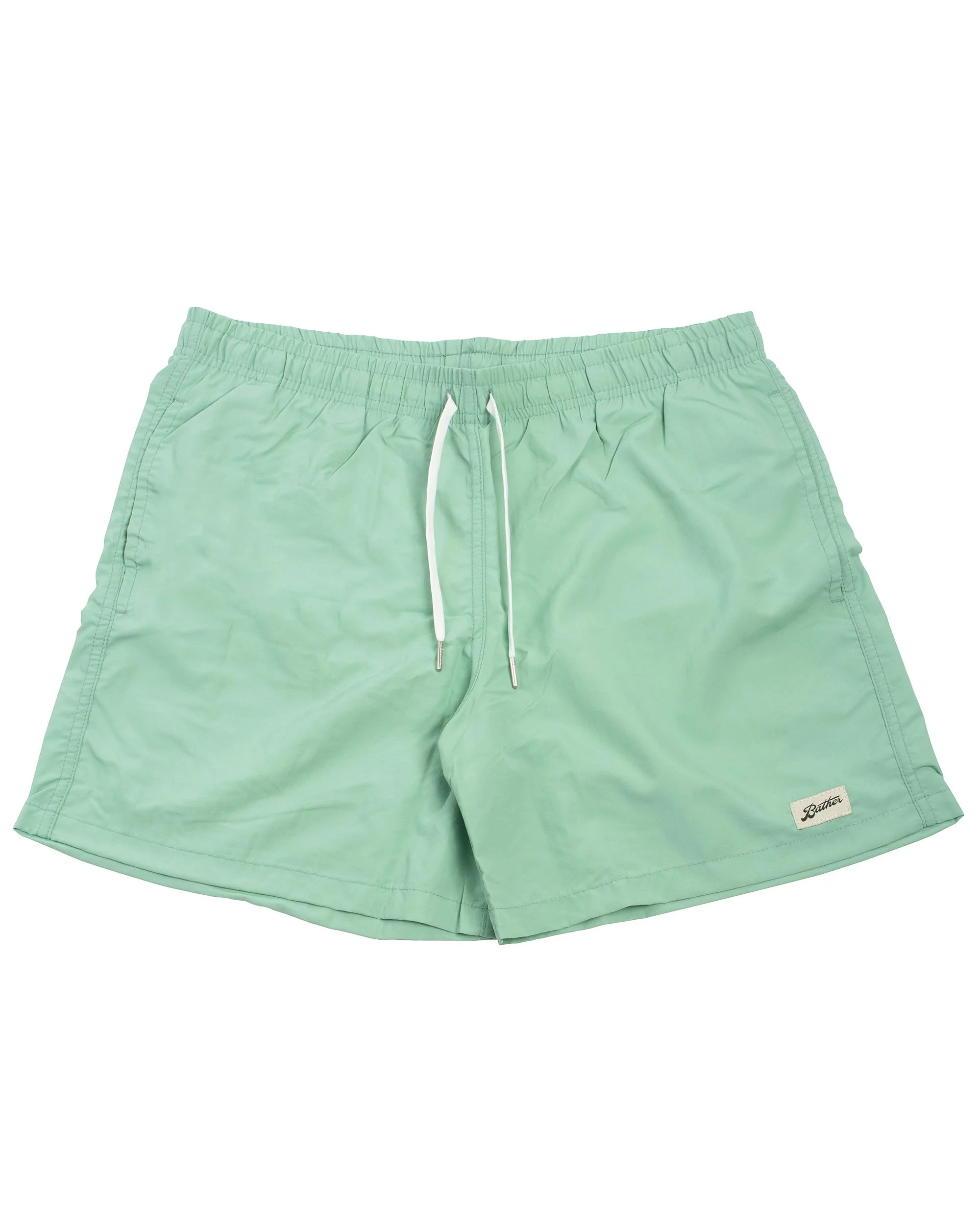 Solid Seafoam Swim Trunk - 1