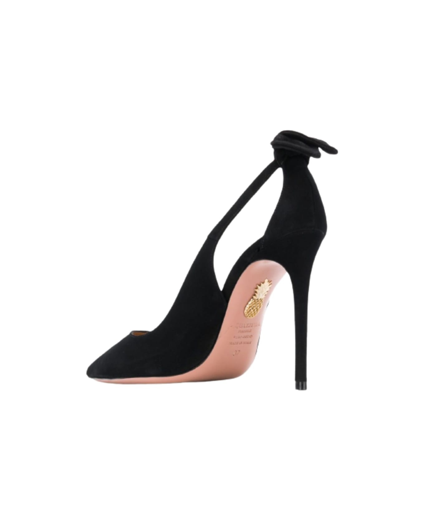 Black Suede Pumps - 3