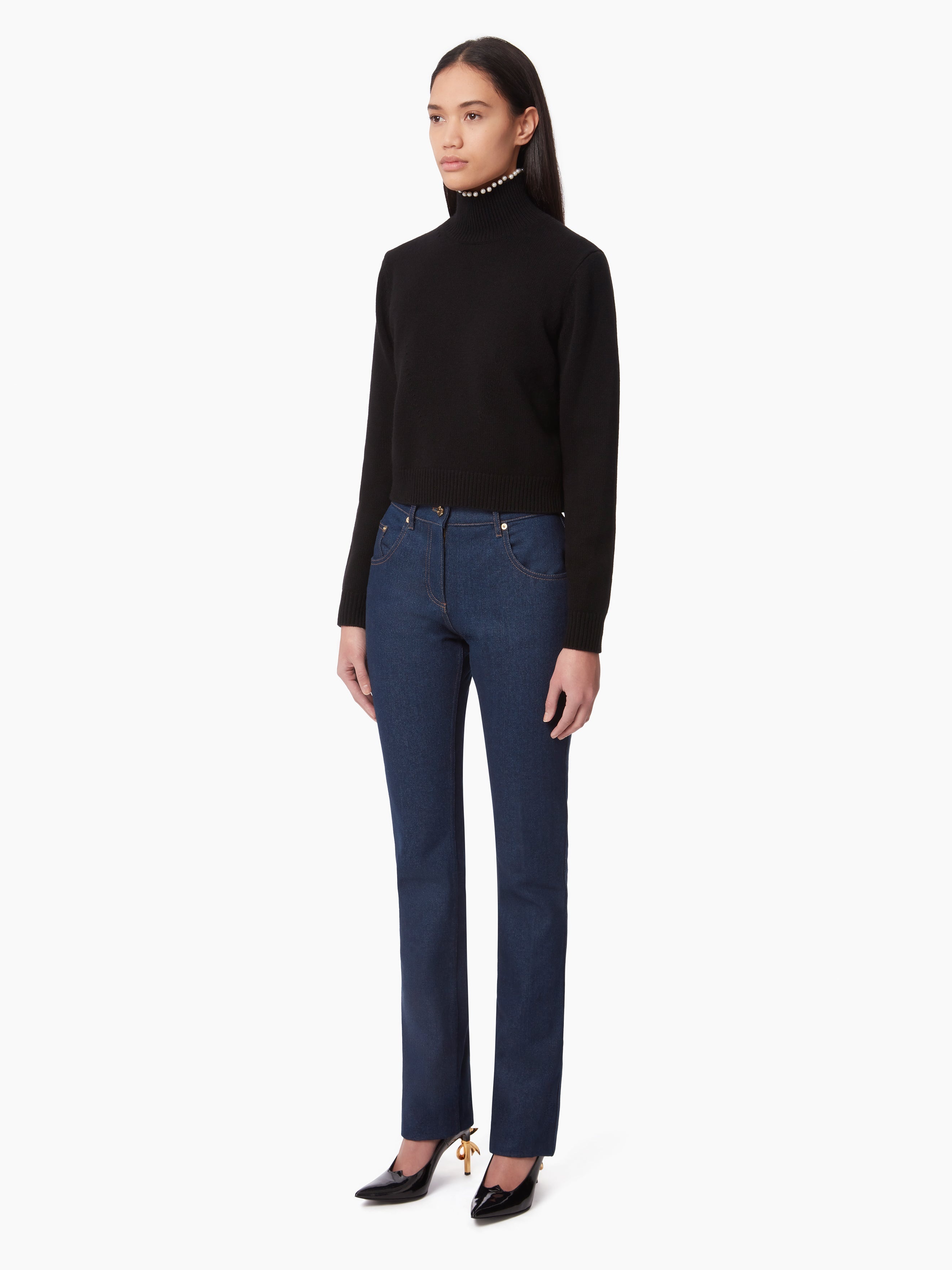 BEADED TURTLENECK - 2