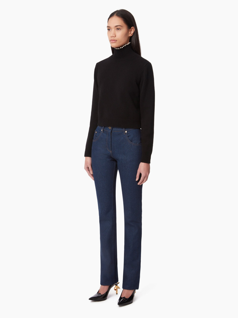 NINA RICCI BEADED TURTLENECK outlook
