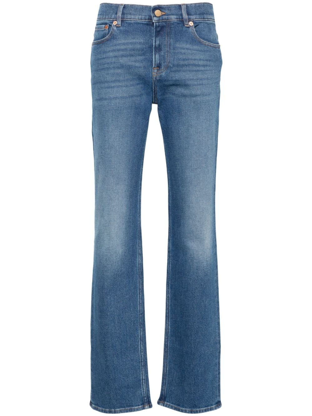 logo-plaque jeans - 1