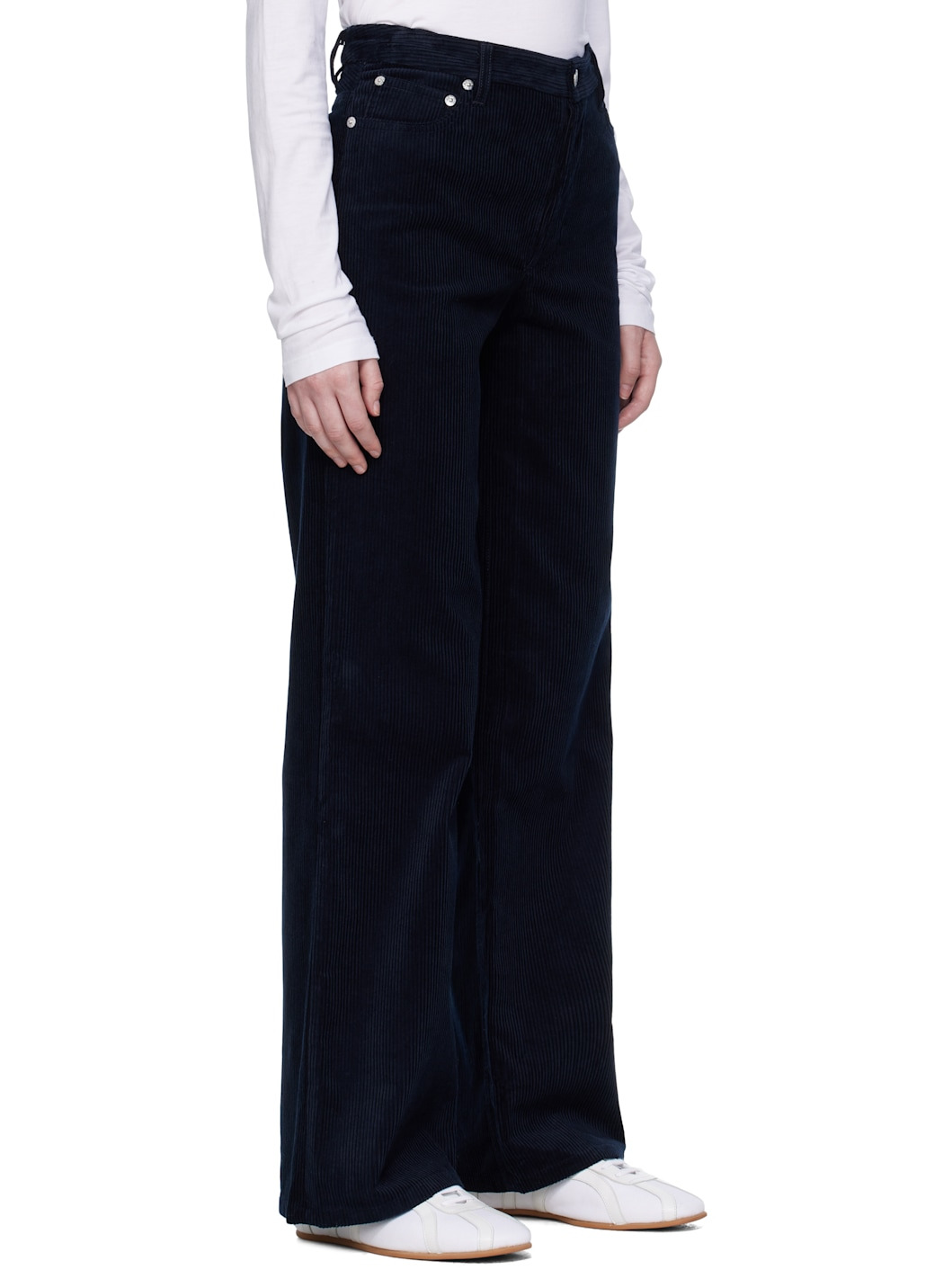 Navy Elizabeth Trousers - 2