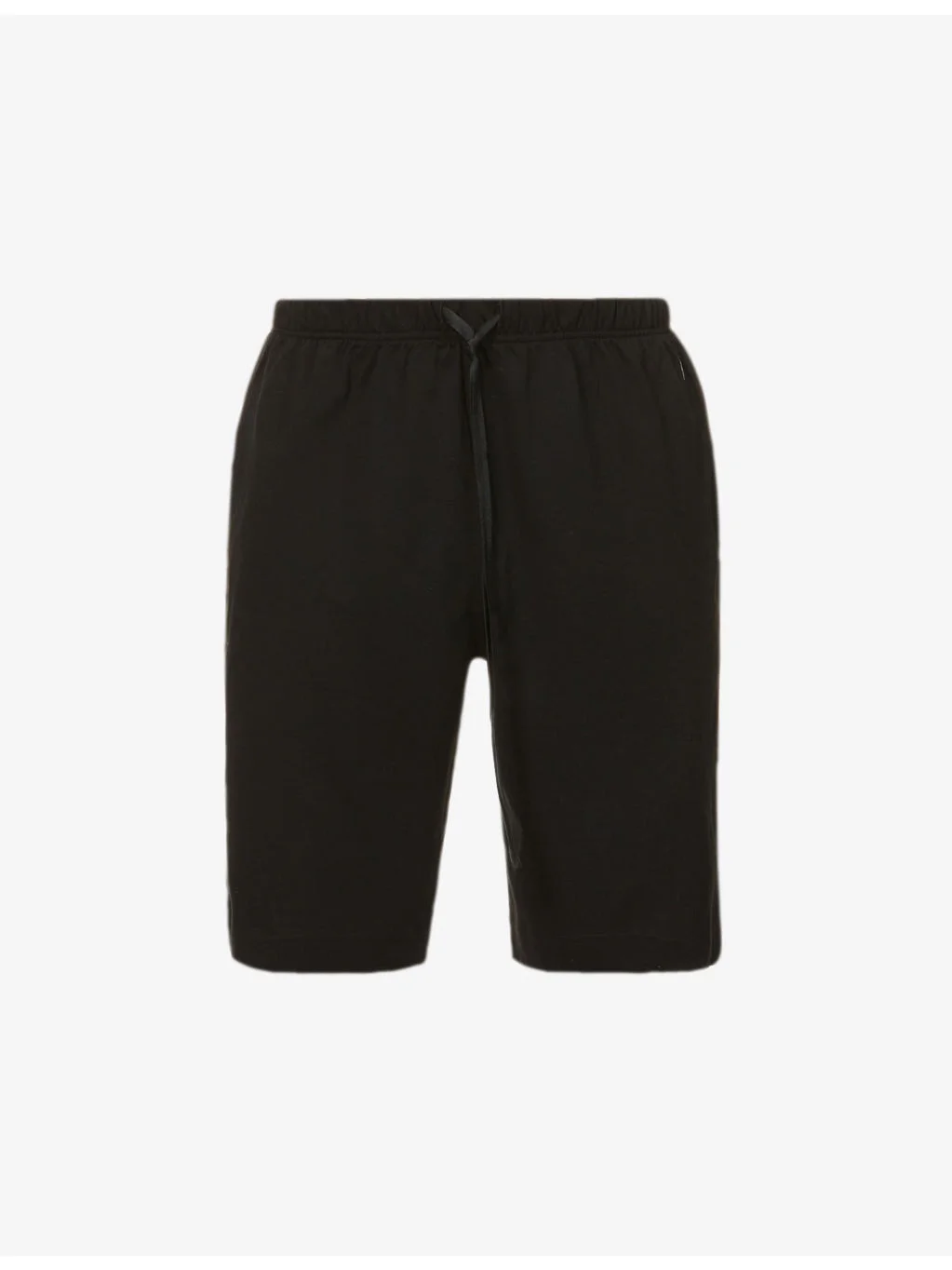 Logo-embroidered cotton-jersey shorts - 1