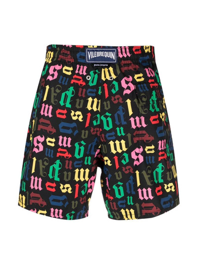 Palm Angels x Vilebrequin monogram-print swim shorts outlook