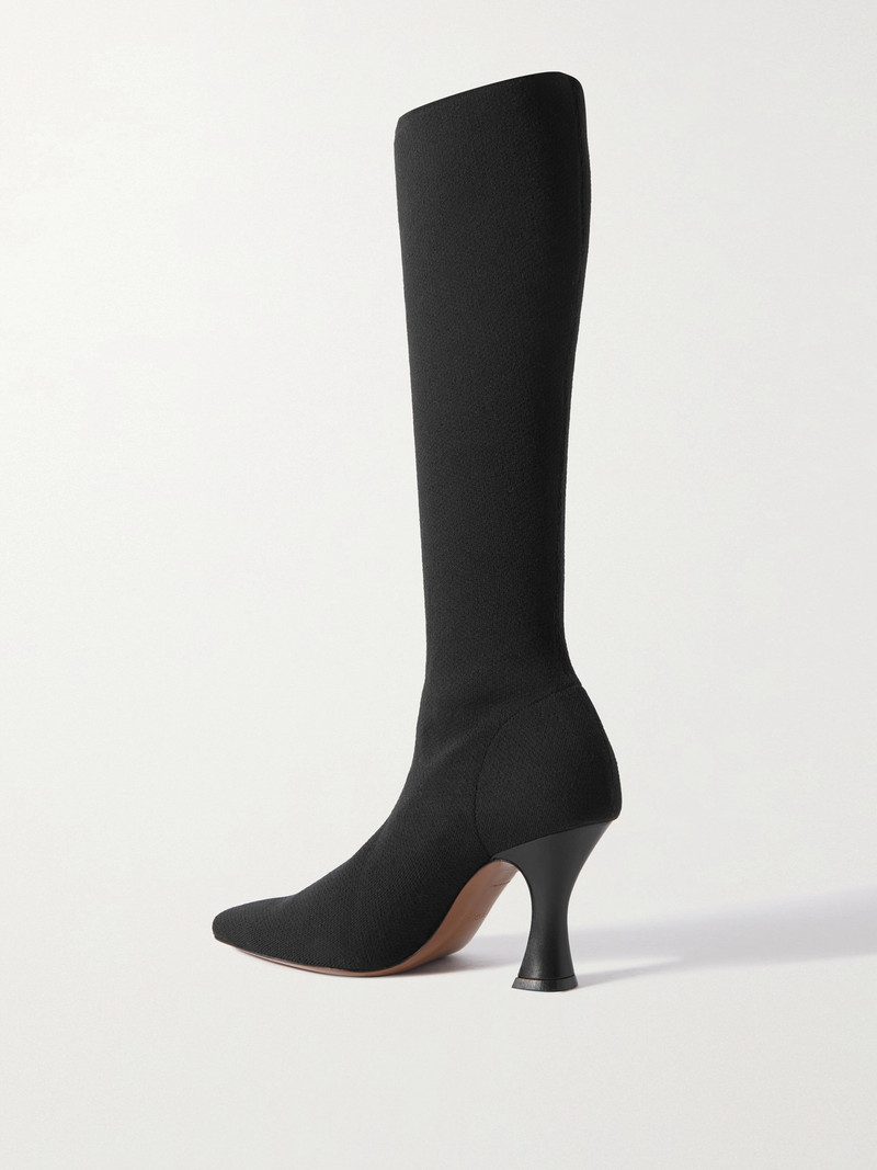 Ran Stretch-knit Knee Boots 3
