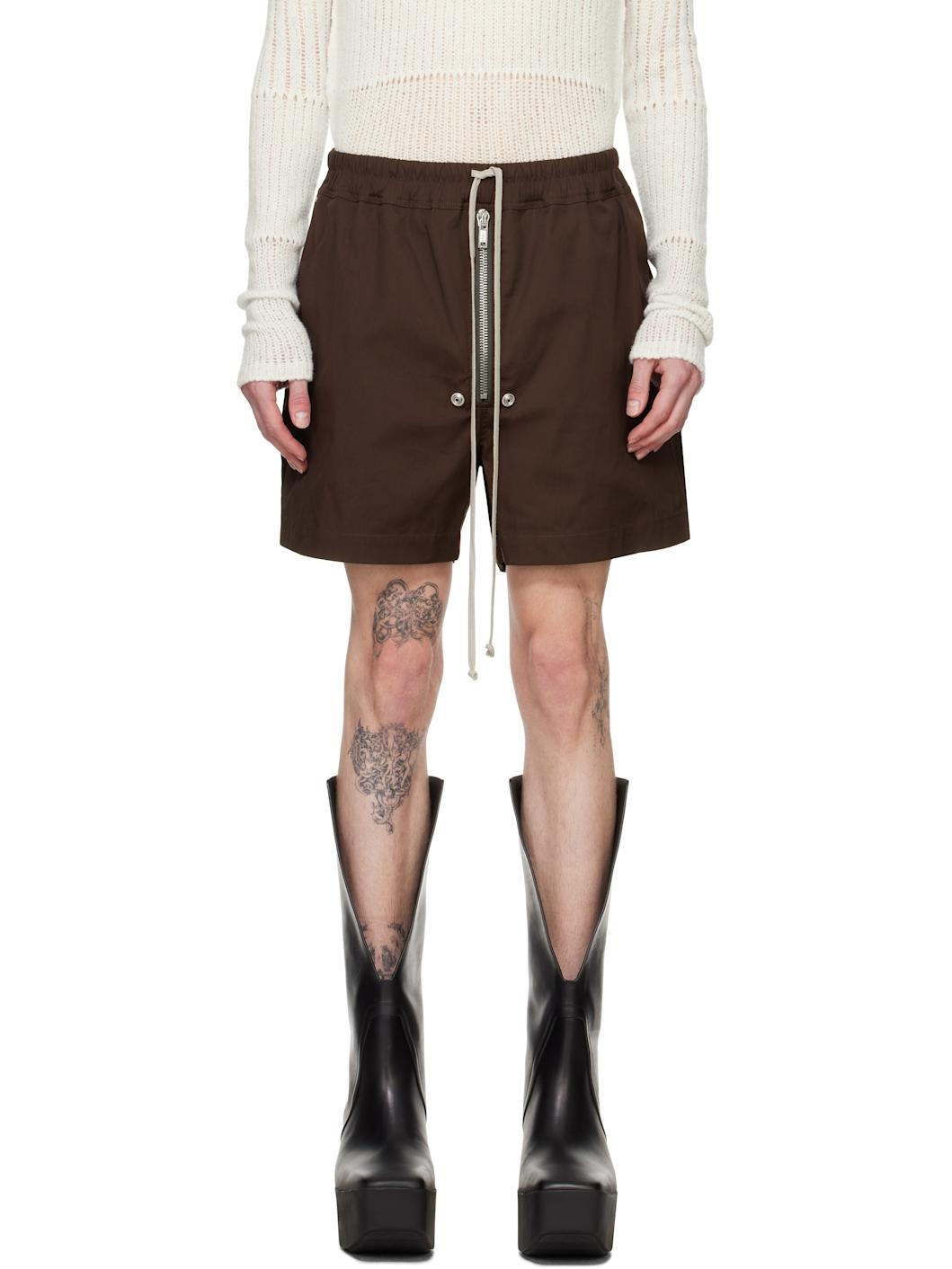 Brown Hollywood Bela Boxers Shorts - 1