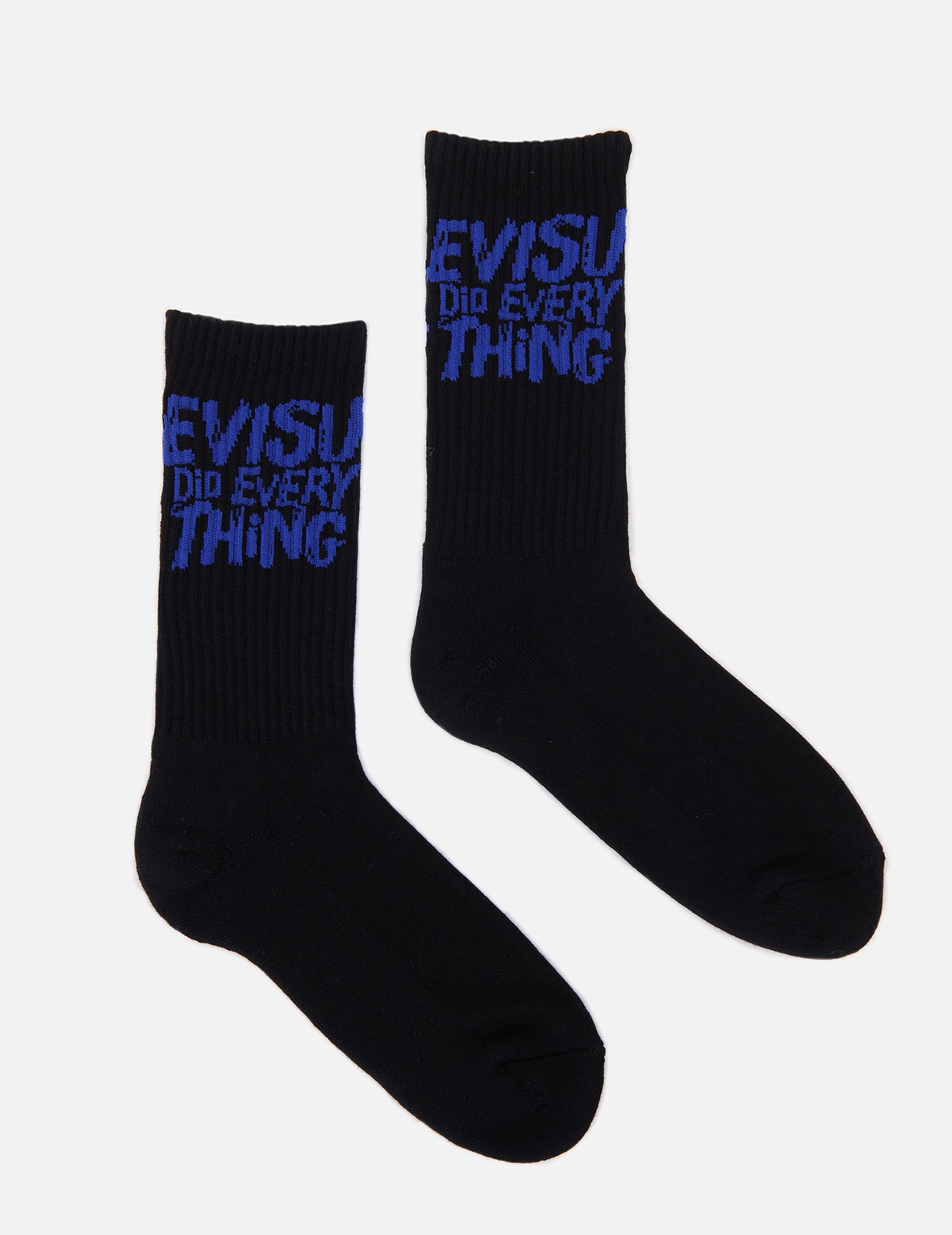 3-PACK GRAFFITI SLOGAN JACQUARD LONG SOCKS - 7
