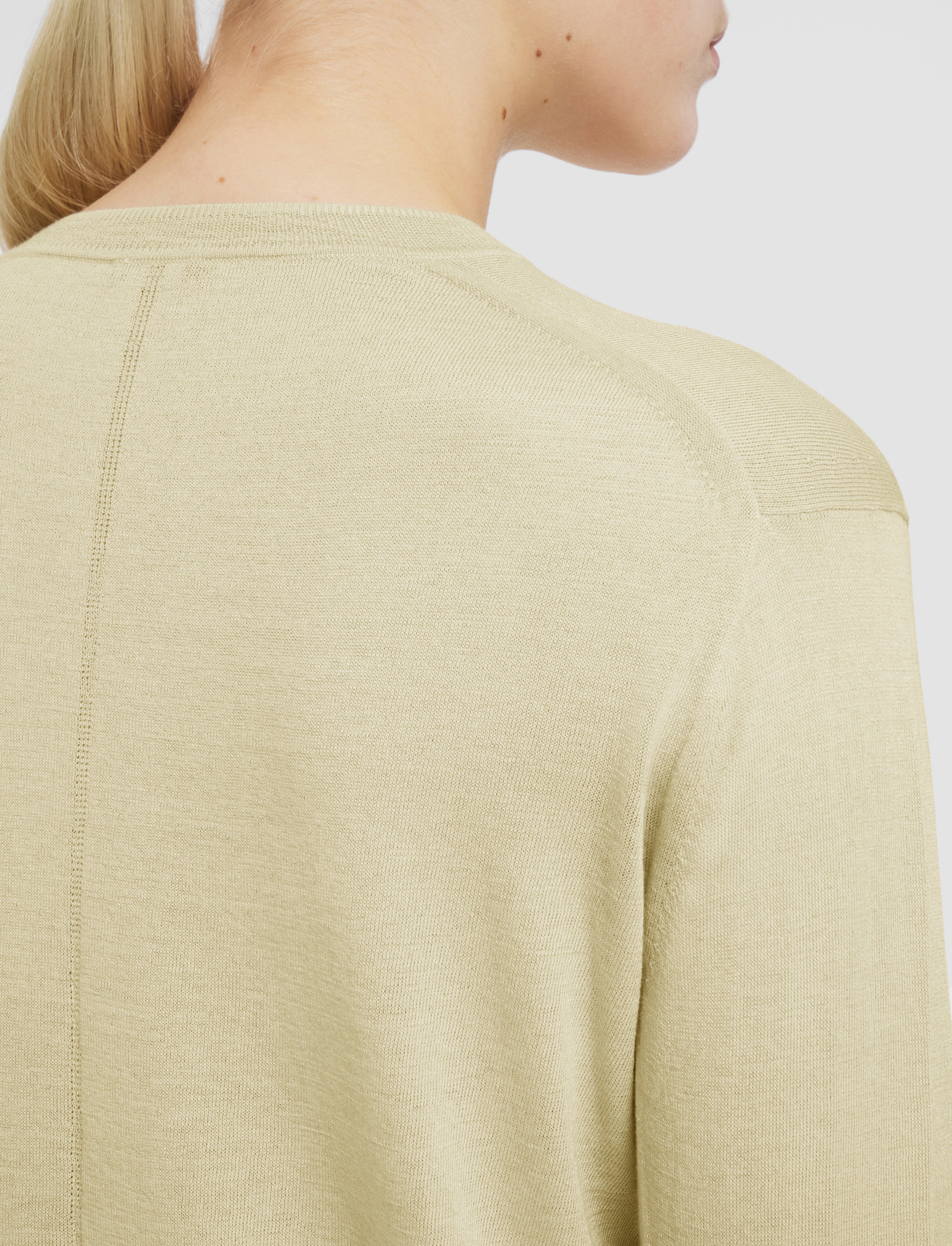Superfine Cotton Silk Round Neck Jumper - 6