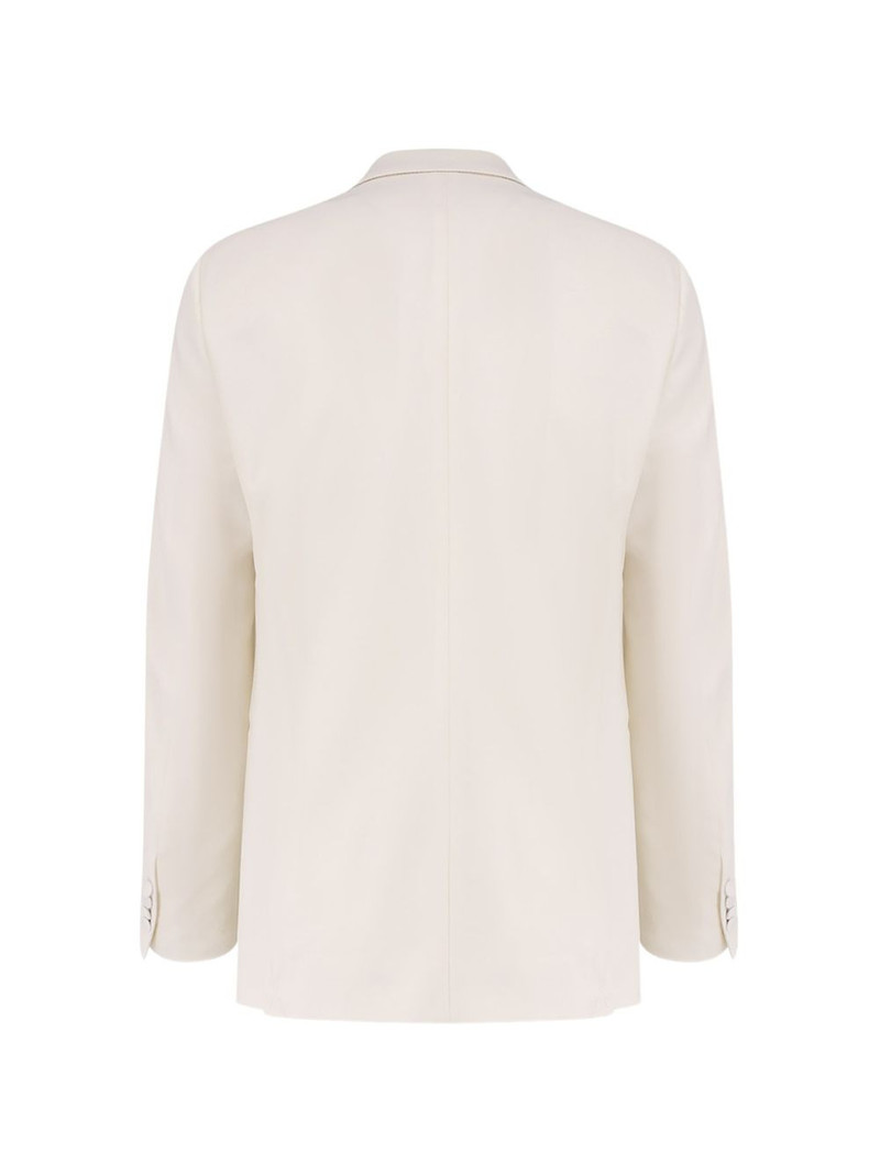 CORNELIANI satin-lapel single-breasted wool suit outlook