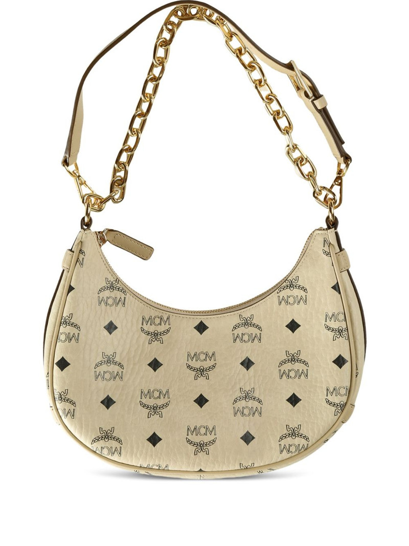 small Aren logo-pattern shoulder bag 1