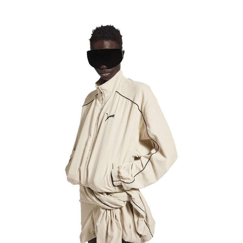 Balenciaga I Puma Tracksuit Jacket in Cream 5