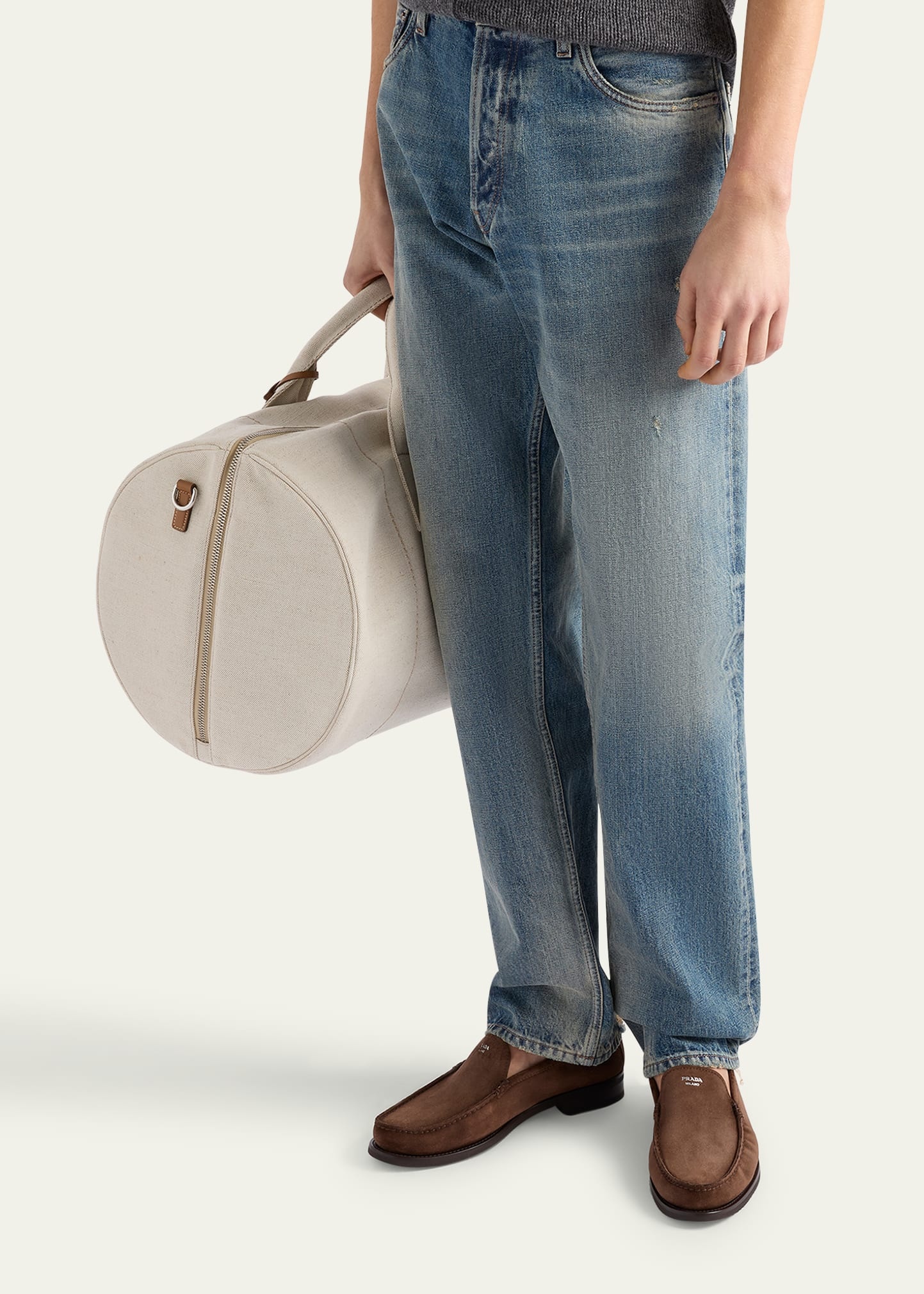 Men's Distressed Denim Pants - 4