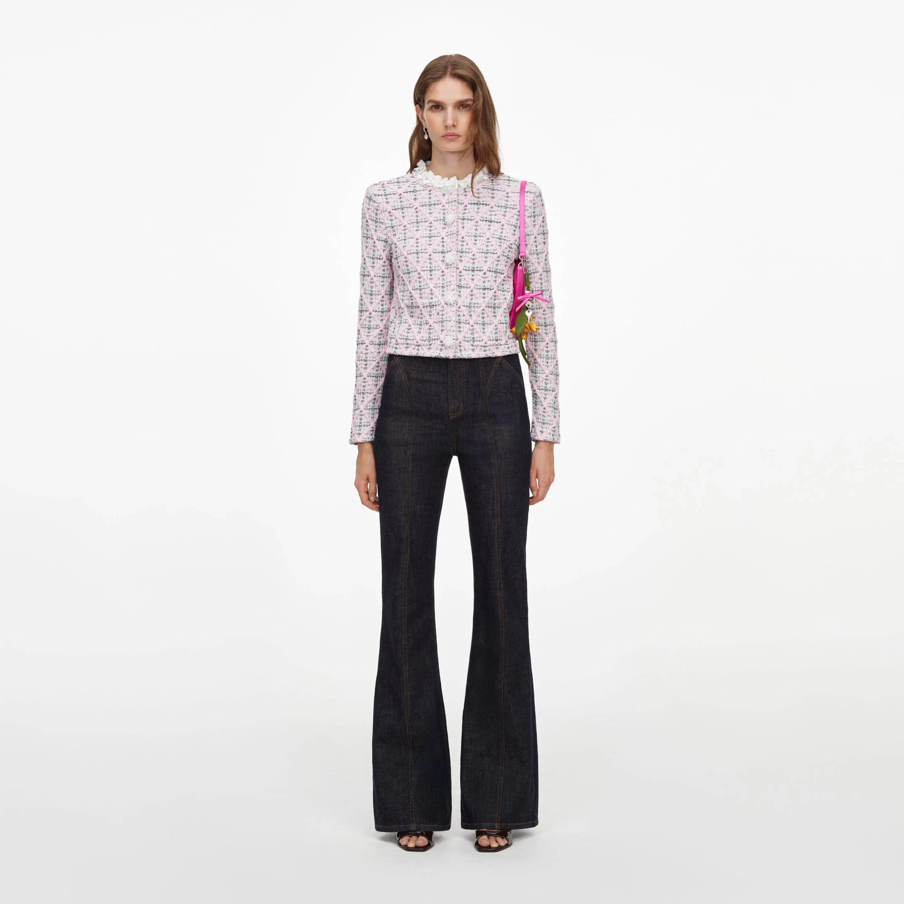 Indigo High Waisted Denim Jeans - 1