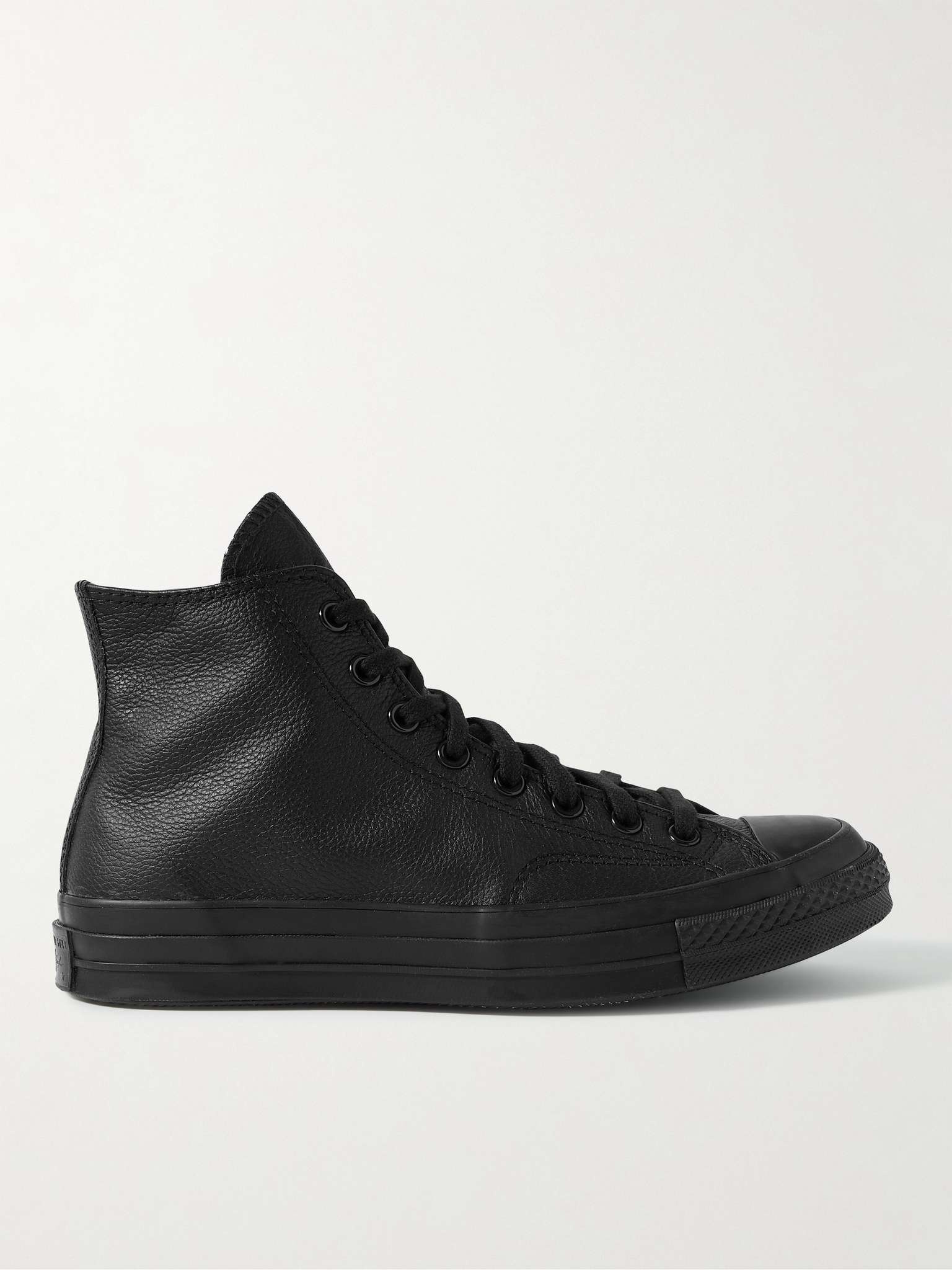 Chuck 70 Full-Grain Leather High-Top Sneakers - 1