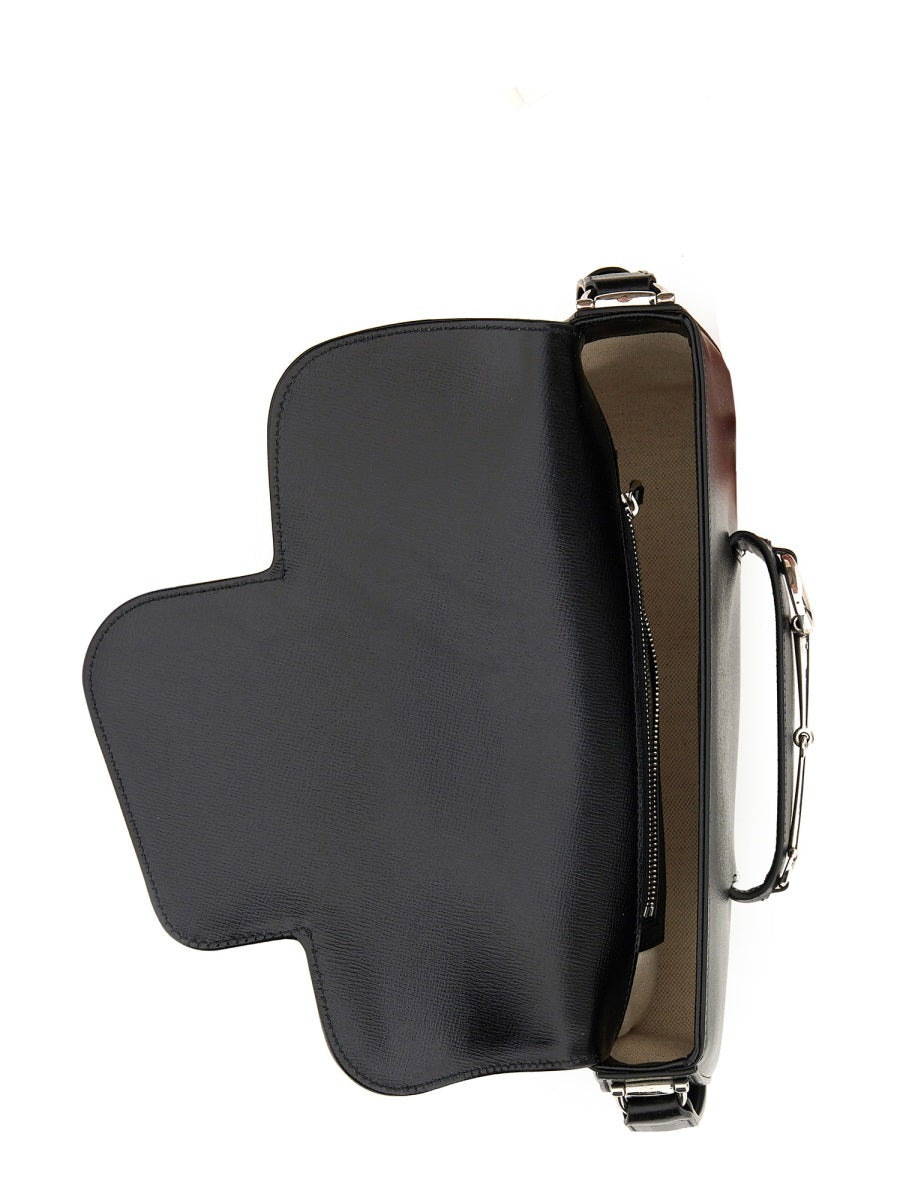 Gucci Women Shoulder Bag "Gucci Horsebit 1955" Small Size - 3
