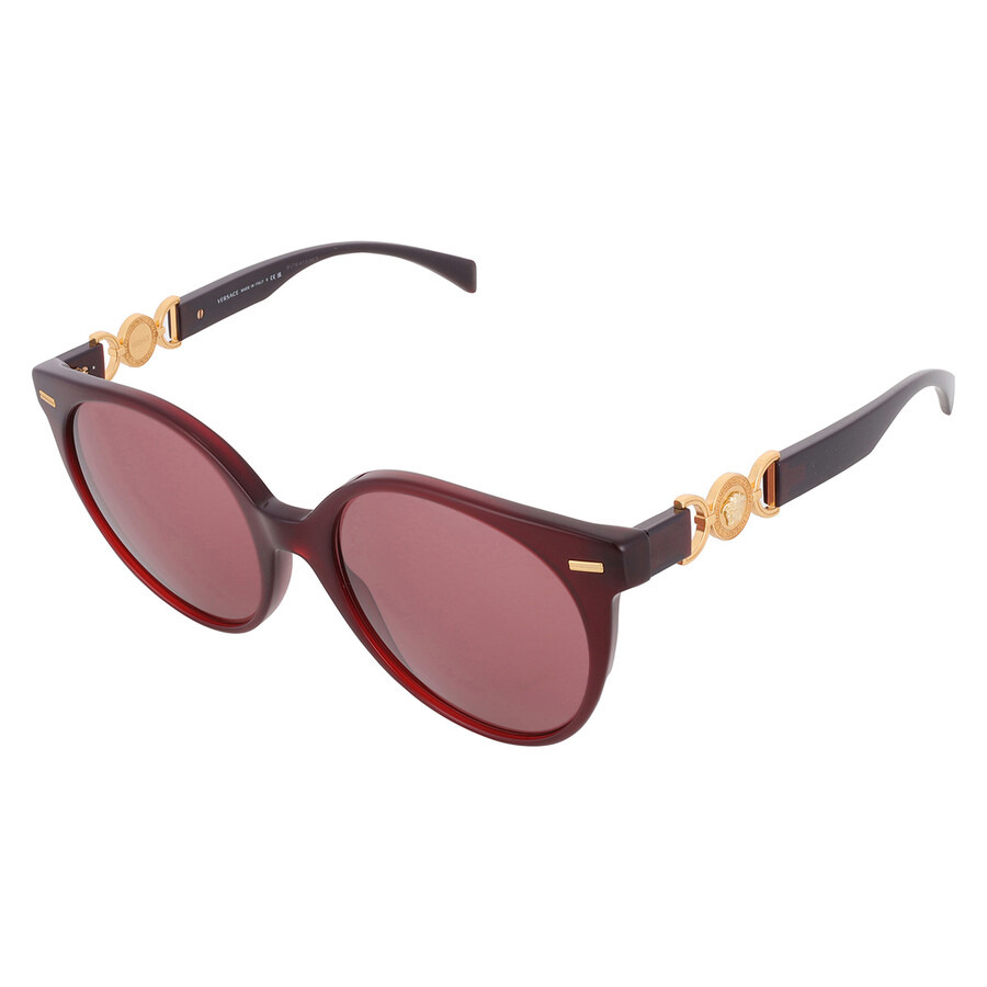 Versace Dark Violet Oval Ladies Sunglasses VE4442 541069 55 - 3